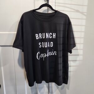 Brunch Squad Captain T-Shirt Black Plus Size See Description For Size Info 2x 3x